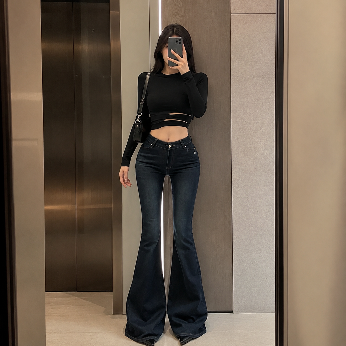 Sleek Cutout Silhouette 3