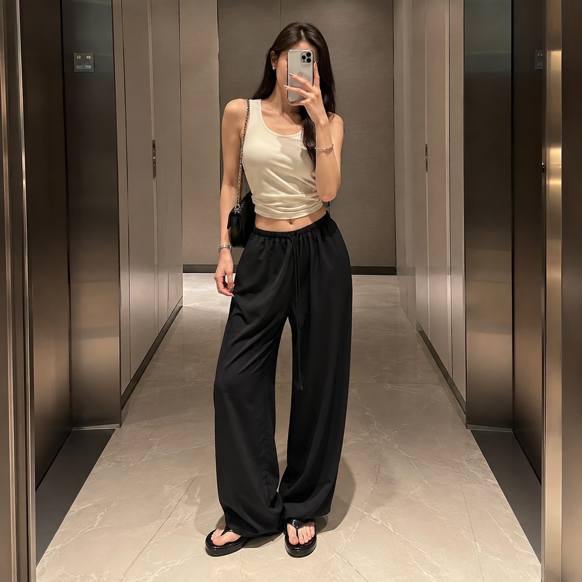 Relaxed Wide Trousers 3