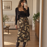 Floral Midi Skirt 2
