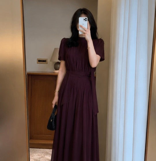 Celeste Plissiertes Maxikleid