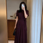 Robe longue plissée Celeste