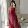Celeste Pleated Maxi Dress