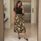 Floral Midi Skirt 3