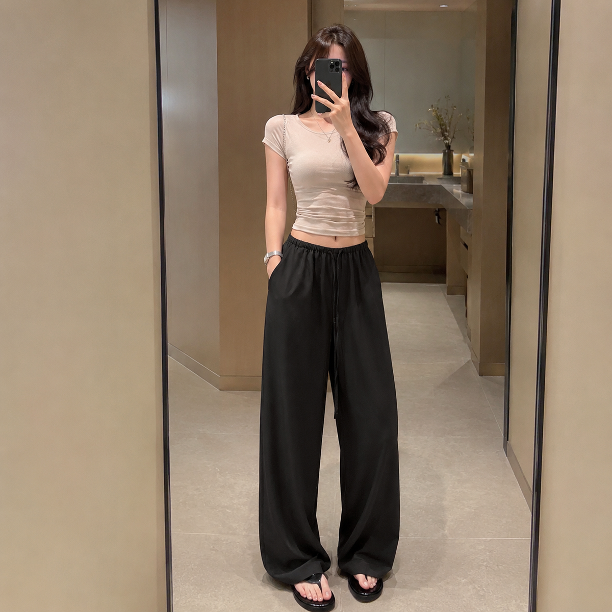 Relaxed Wide Trousers 1