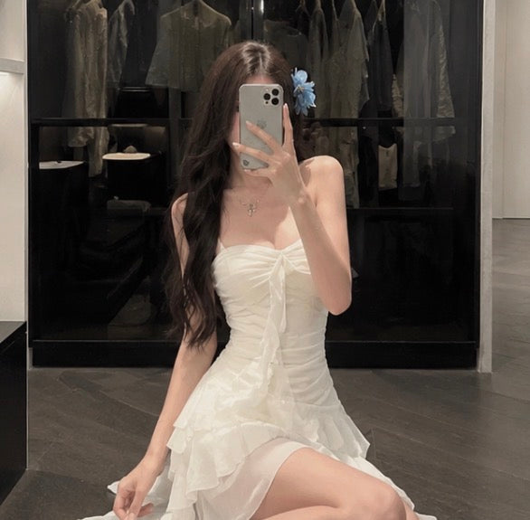 Elowen Draped Mini Dress