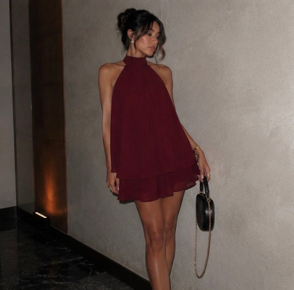 The Allure Halter Dress