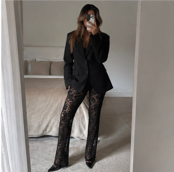 Lace Flare Pants