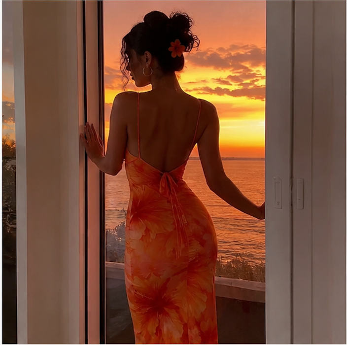 La robe longue Muse