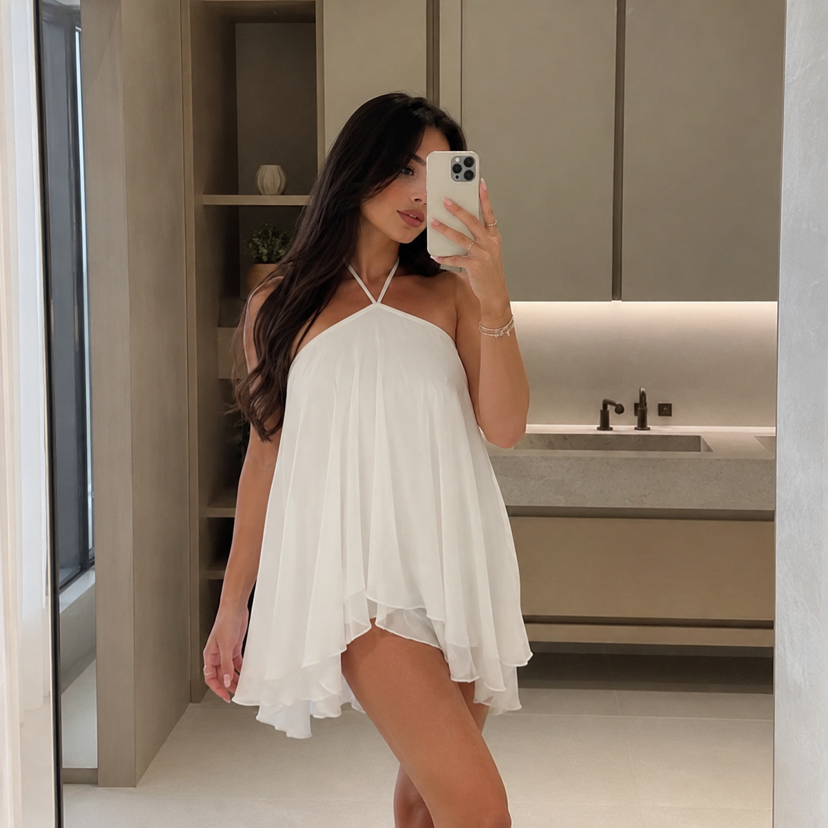 Das Celeste Flow Kleid