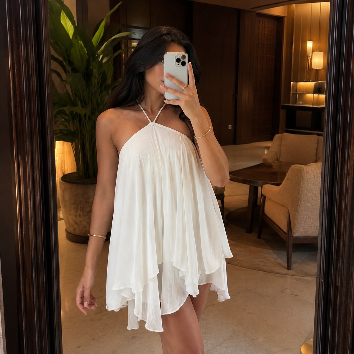 Das Celeste Flow Kleid