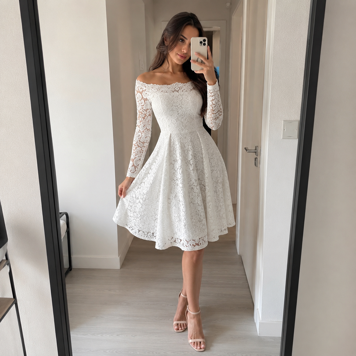 La robe en dentelle Elodie