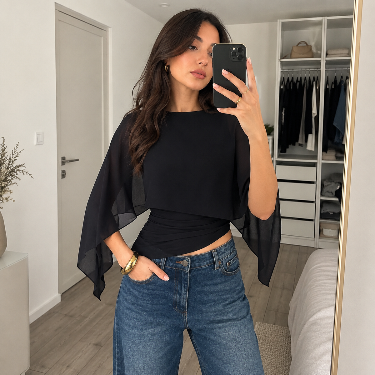 The Elara Draped Top