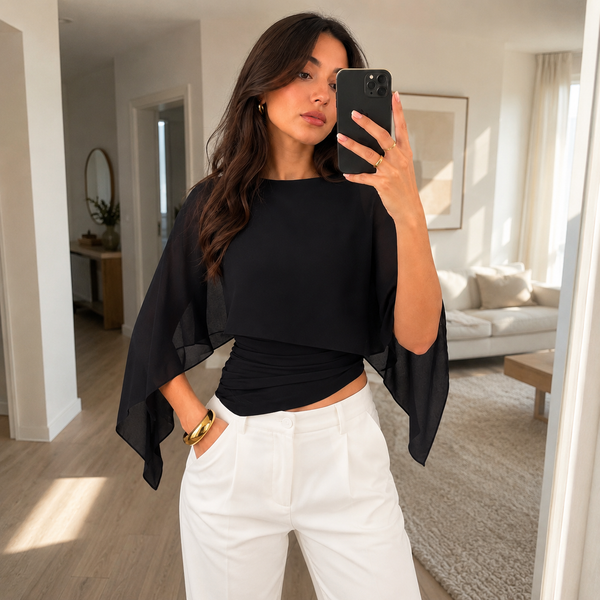 The Elara Draped Top