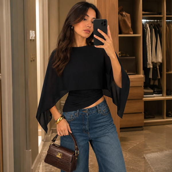 The Elara Draped Top