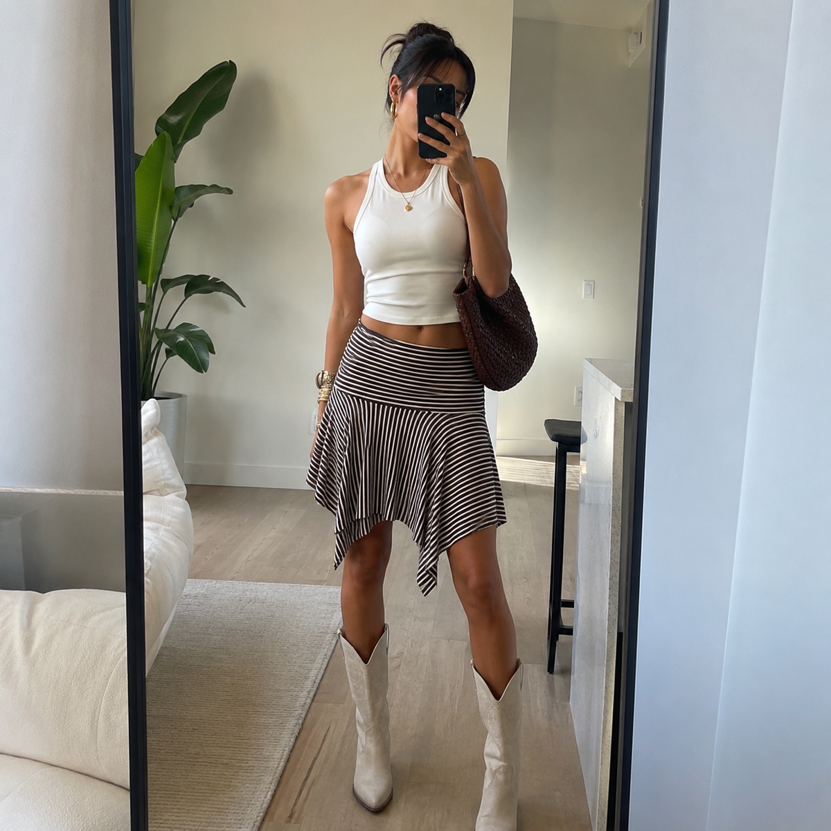 Asymmetric Muse Skirt