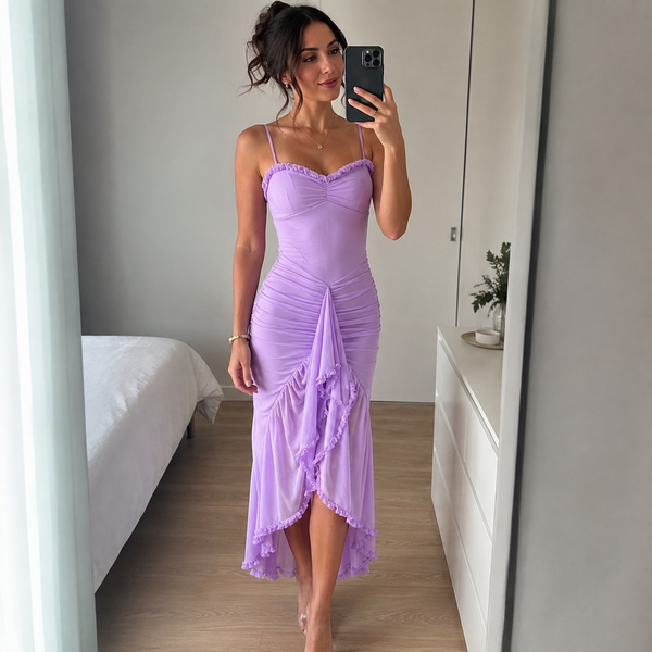 Ruffled Midi Silhouette 1