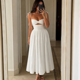 Tie-Strap Cutout Gown 2