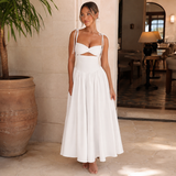 Tie-Strap Cutout Gown 3