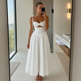 Tie-Strap Cutout Gown 4