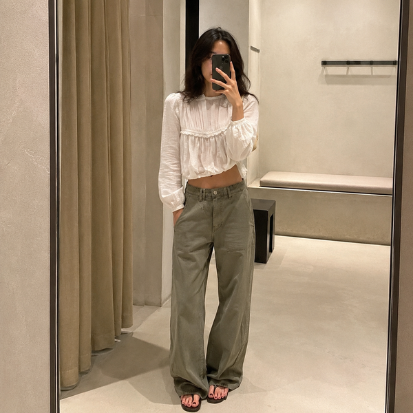 Pleated Wide Trousers 3