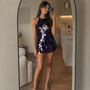 The Noémie Paillette Mini Dress