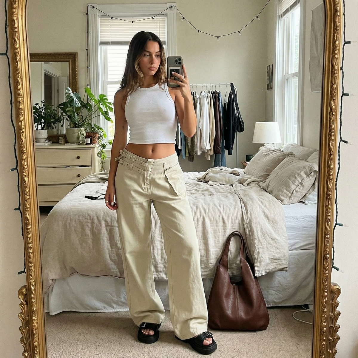 Effortless Chic High-Waisted Pants