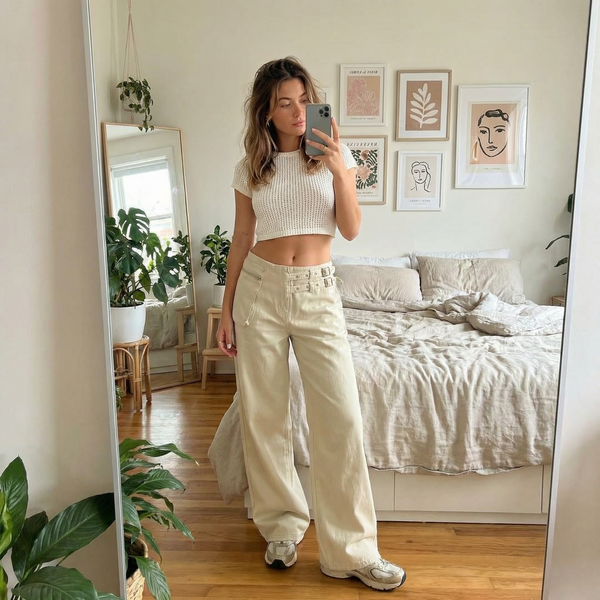 Effortless Chic High-Waisted Pants