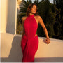 Élan Sculpt Halter Gown 1