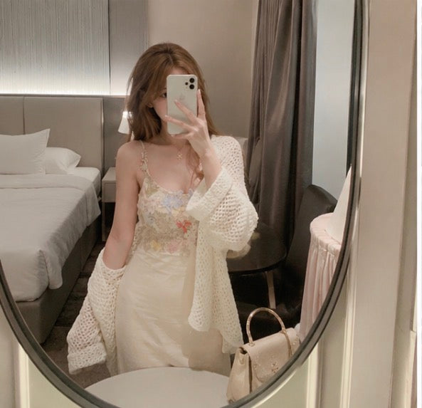 Floral Embellished Slip 4