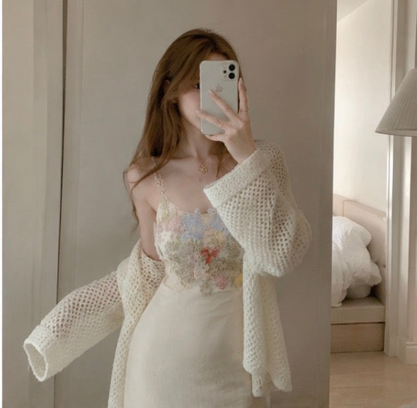 Floral Embellished Slip 2