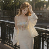 Floral Embellished Slip 1