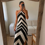 Geometric Halter Maxi 4
