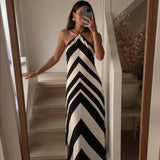 Geometric Halter Maxi 3