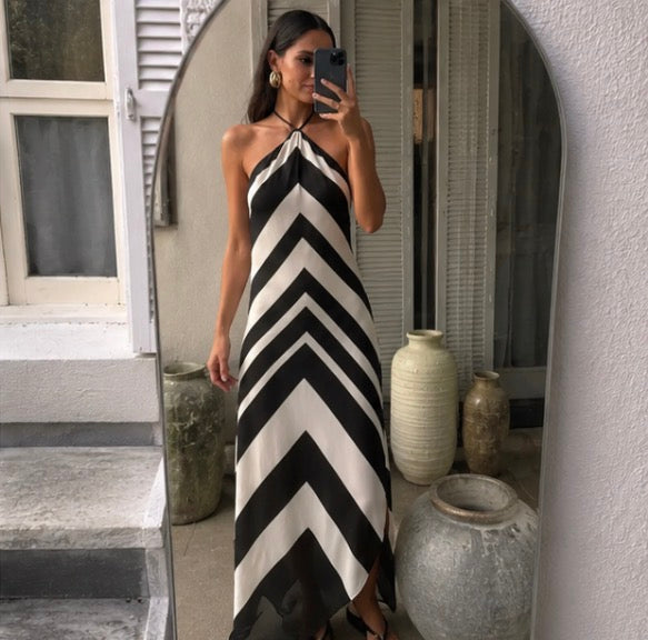 Geometric Halter Maxi 2
