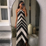 Geometric Halter Maxi 2