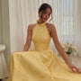 Halter A-Line Gown 1