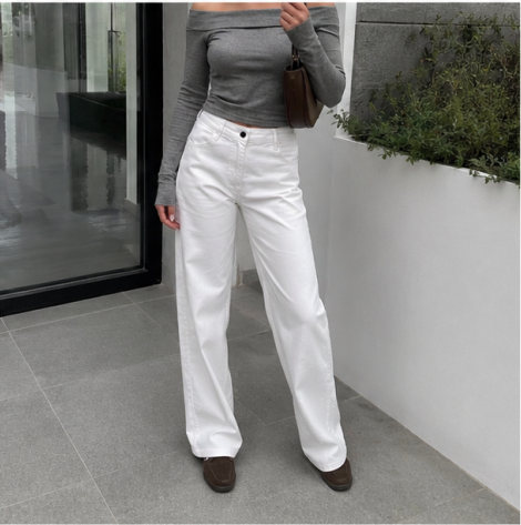 Die weite Jeans